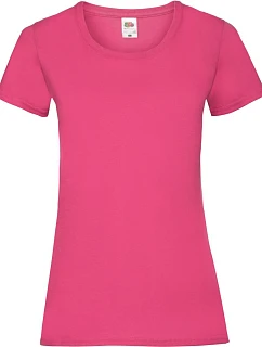 Fruit of the Loom Lady-Fit Valueweight T Dámské tričko 16.1372 fuchsia