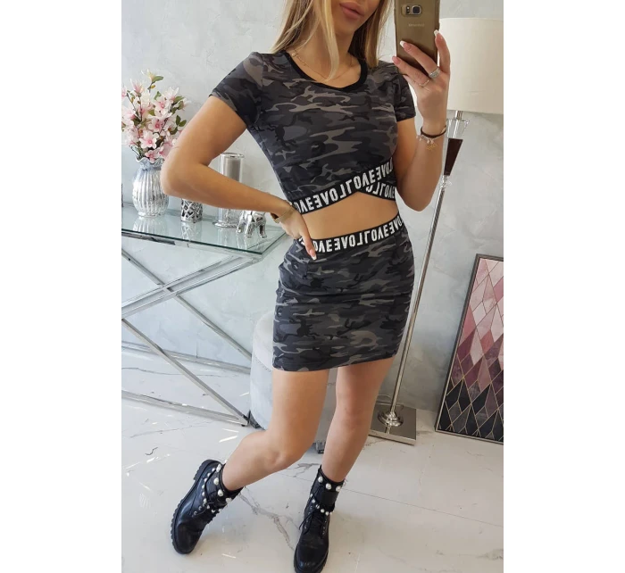 Souprava halenky se sukní model 18748129 - K-Fashion Souprava halenky se sukní model 18748129 - K-Fashion