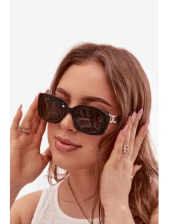 Dámské sluneční brýle s perlami Černé