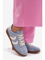 Dámské tenisky z eko semiše modré model 22027731 - EVENTO Dámské tenisky z eko semiše modré model 22027731 - EVENTO