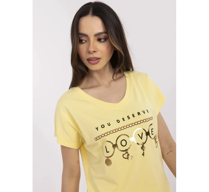 Tričko CLM TS 1729.86 žluté Tričko CLM TS 1729.86 žluté