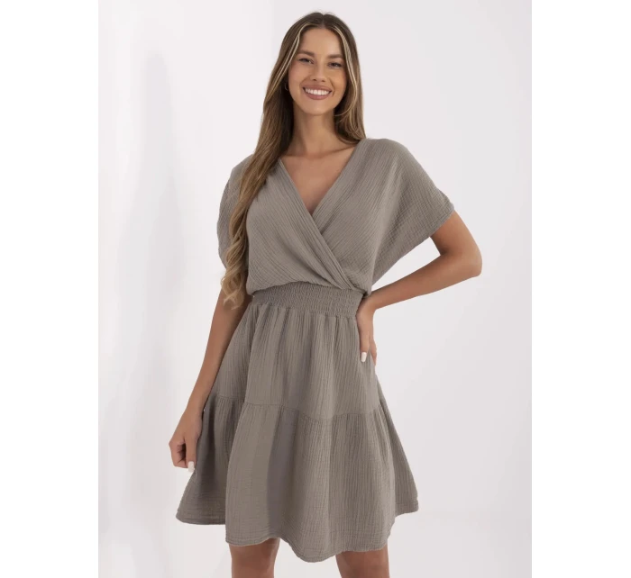 Sukienka MI SK model 21142201 ciemny bezowy - FPrice