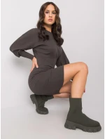 Šaty RV SK 6079.65 tmavá khaki Šaty RV SK 6079.65 tmavá khaki