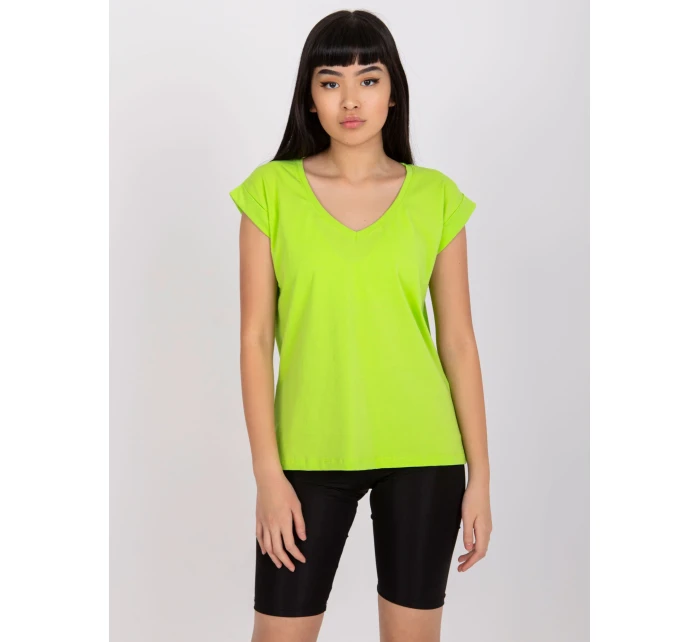 Tričko RV TS 7543.12x fluo zelená