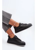 Dámské Tenisky na platformě Big Star Černá Dámské Tenisky na platformě Big Star Černá