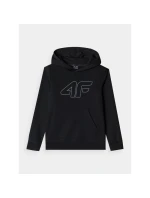 Chlapecká nepruhovaná mikina s kapucí 4F Junior 4FJWMM00TSWSM1292-21S Chlapecká nepruhovaná mikina s kapucí 4F Junior 4FJWMM00TSWSM1292-21S