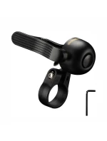 Hliníkový zvonek Rockbros levá sestava černý