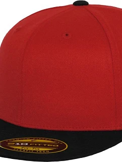 6 panelová kšiltovka Premium 210 Fitted red/black model 22482497 - Flexfit