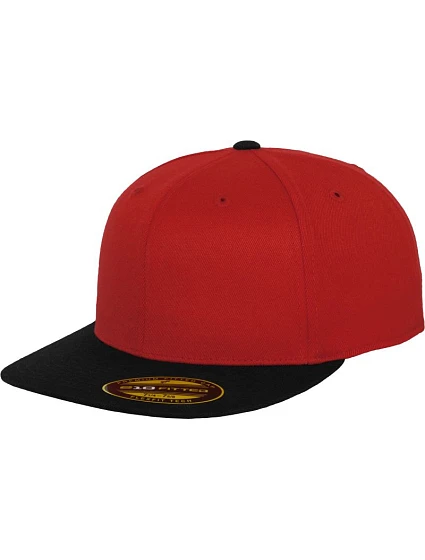 Flexfit 6210/6210T 6 panelová kšiltovka Premium 210 Fitted 55.6210 red/black Flexfit 6210/6210T 6 panelová kšiltovka Premium 210 Fitted 55.6210 red/black