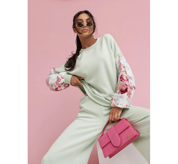 Ležérní souprava s rukávy a širokými nohavicemi model 22049180 - Moon Ležérní souprava s rukávy a širokými nohavicemi model 22049180 - Moon