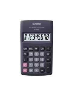 Kapesní kalkulačka CASIO HL-815L-BK BOX, 8místná, 69,5x118mm, černá