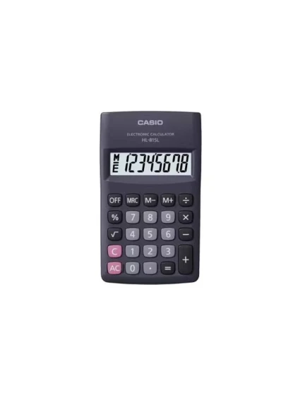 Kapesní kalkulačka CASIO HL-815L-BK BOX, 8místná, 69,5x118mm, černá