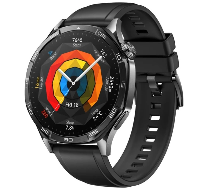 Huawei WATCH GT 5 46mm Vili-B19F | Chytré hodinky | GPS (satelitní) | AMOLED | 1,43 palce | Černá