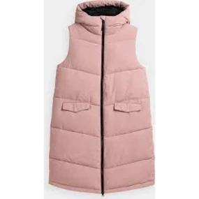 Dámská vesta model 16248981 růžová - 4F Dámská vesta model 16248981 růžová - 4F