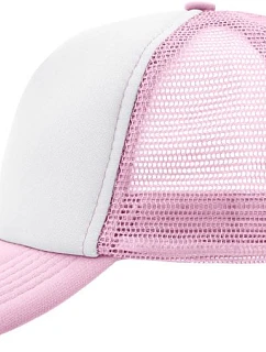 Daiber MB 70 5 panelová polyesterová síťovaná kšiltovka 03.0070 white/baby pink