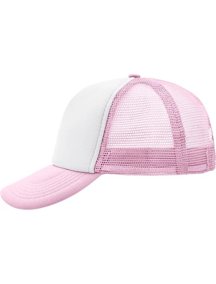 Daiber MB 70 5 panelová polyesterová síťovaná kšiltovka 03.0070 white/baby pink Daiber MB 70 5 panelová polyesterová síťovaná kšiltovka 03.0070 white/baby pink