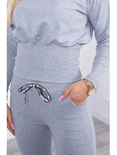 Sada s širokými model 20173397 manžetami šedé barvy - K-Fashion