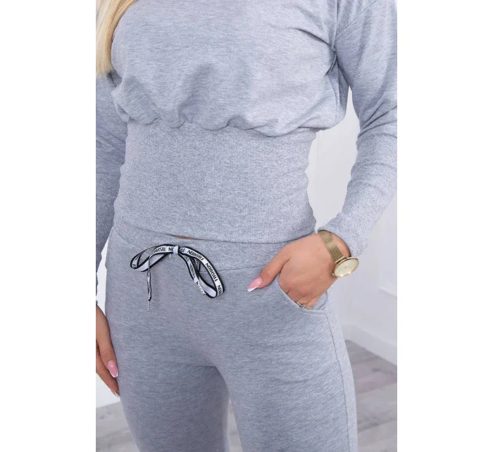 Sada s širokými model 20173397 manžetami šedé barvy - K-Fashion Sada s širokými model 20173397 manžetami šedé barvy - K-Fashion