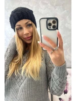 Fleecová čepice Justyna K253 černá