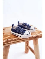 Dětské látkové tenisky se suchým zipem BIG STAR model 21594920 Námořnická modrá - Big Star Shoes Dětské látkové tenisky se suchým zipem BIG STAR model 21594920 Námořnická modrá - Big Star Shoes