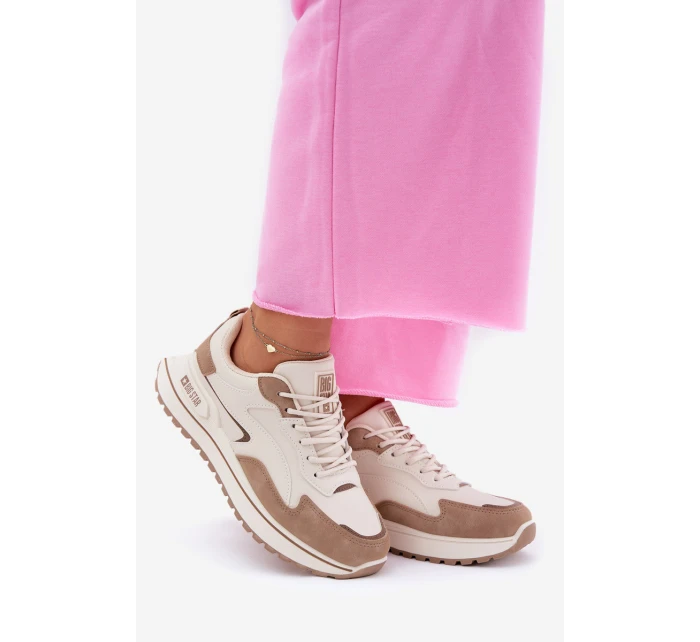 Dámské sneakers Big Star model 21692189 HIPOLY SYSTEM Béžové - Big Star Shoes