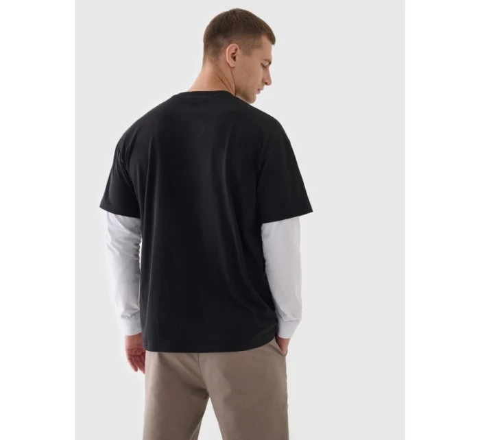 Oversize hladké unisex tričko model 21907646 - 4F