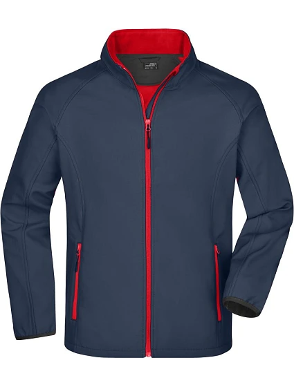 Daiber JN 1130 Pánská 2-vrstvá promo softshellová bunda 02.1130 iron grey/red Daiber JN 1130 Pánská 2-vrstvá promo softshellová bunda 02.1130 iron grey/red