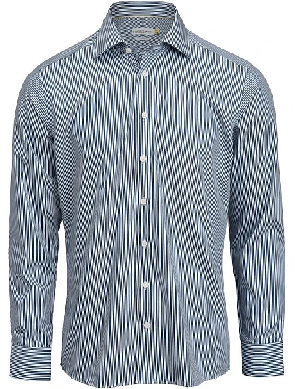 J.Harvest & Frost YB 50 Slim Men Keprová košile s dlouhým rukávem 63.5002 navy stripe J.Harvest & Frost YB 50 Slim Men Keprová košile s dlouhým rukávem 63.5002 navy stripe