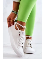 Nízké kožené Tenisová obuv Big Star JJ274007 Bílá Nízké kožené Tenisová obuv Big Star JJ274007 Bílá