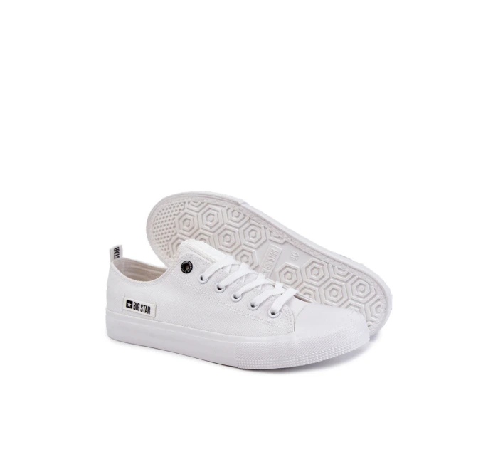 Pánské tenisky z materiálu Big Star Bílé model 21594567 - Big Star Shoes Pánské tenisky z materiálu Big Star Bílé model 21594567 - Big Star Shoes