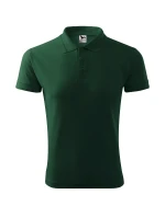 Pique Polo polokošile pánská dark green Pique Polo polokošile pánská dark green
