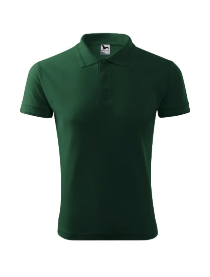 Pique Polo polokošile pánská dark green