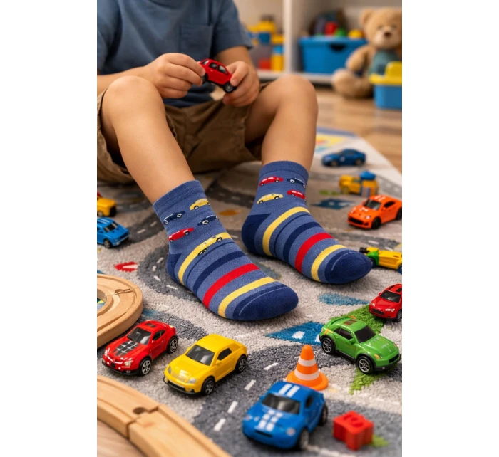 Chlapecké vzorované ponožky 6-11 let U34.P01