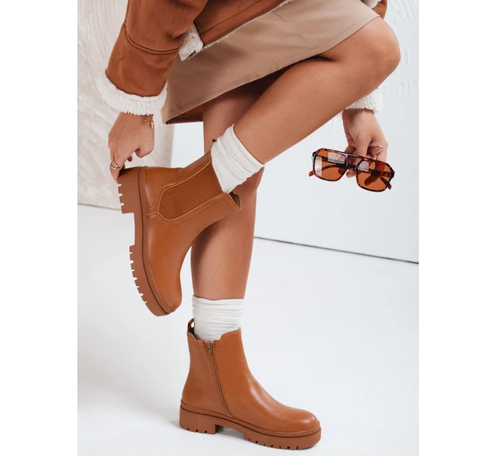 Dámské kozačky MONDERICO camel FashionStreet ZY0512