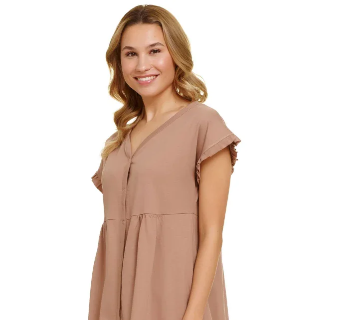 Noční košile model 18896327 brown - Doctornap Noční košile model 18896327 brown - Doctornap