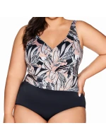 Dámské jednodílné plavky 61 black plus - AVA