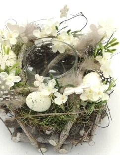 Dekorativní tužkový svícen 16 cm na čajové svítidlo TEA LIGHT