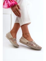 Dámské kožené baleríny Maciejka 1930B-04 Beige