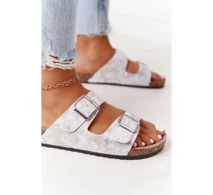 Dámské Nazouváky Stříbrné Vivio Dámské Nazouváky Stříbrné Vivio