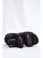 Dámské sportovní sandály na platformě Big Star – černé Dámské sportovní sandály na platformě Big Star – černé