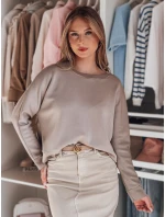 Dámská máslová oversize halenka s přívěskem  Dstreet model 21986125 - FashionStreet