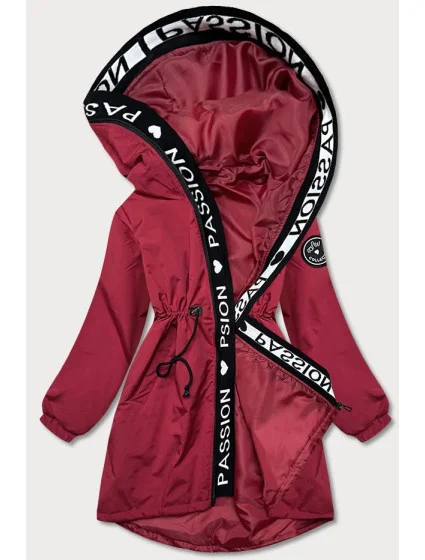 Vínová dámská bunda model 17099544 - S'WEST