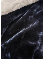 ZIMOWA KURTKA DAMSKA NA MISIU GRANATOWA model 21245407 - S'WEST