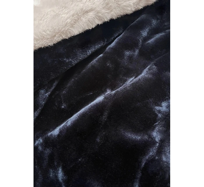 ZIMOWA KURTKA DAMSKA NA MISIU GRANATOWA model 21245407 - S'WEST