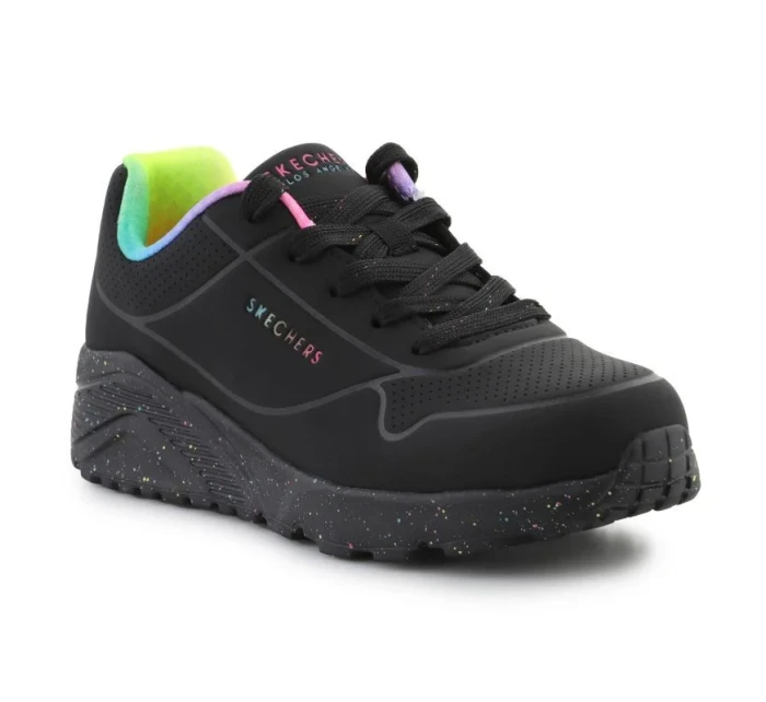 Boty Skechers Uno Lite Rainbow Speckle Jr 310456L-BKMT
