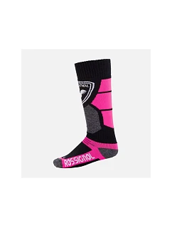 Lyžařské ponožky ROSSIGNOL L3 Jr Premium Wool růžové