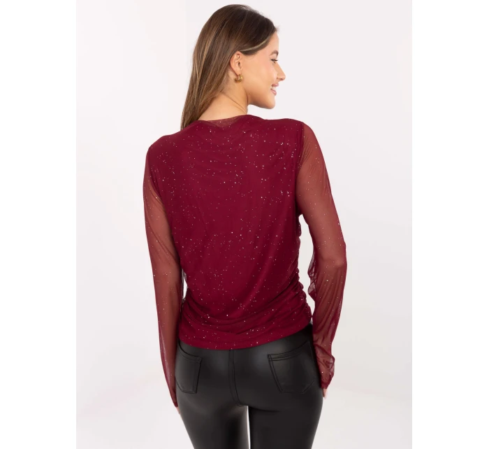 Bluzka IT BZ model 21480366 bordowy - FPrice