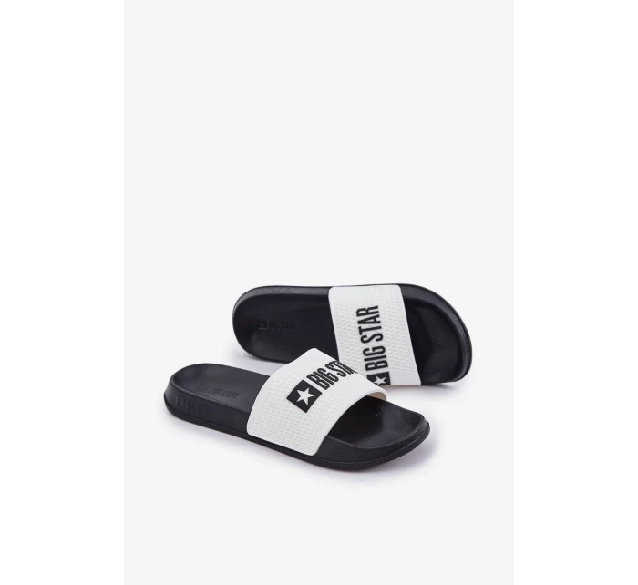 Pánské pantofle Big Star – bílé