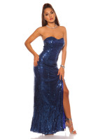 Sexy Bandeau-gown with sequin