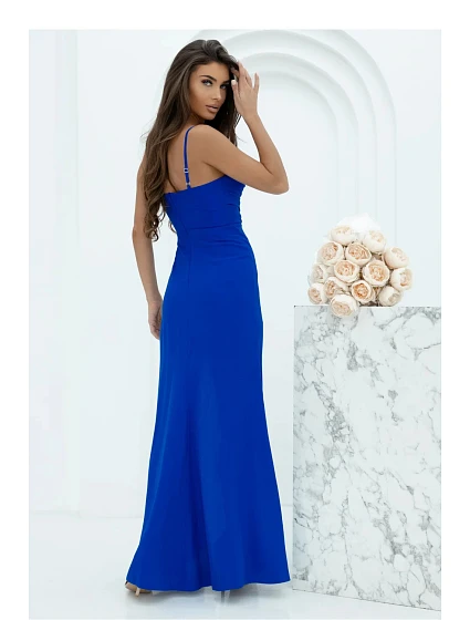 Dlouhé šaty modré model 21339190 - With You Dlouhé šaty modré model 21339190 - With You
